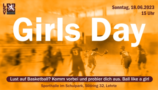Basketball Girls Day am 18.06.